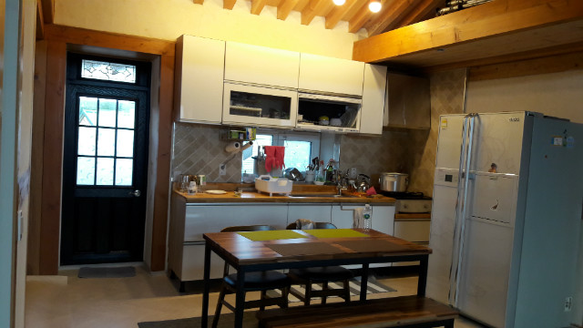 자작나무 원목상판 싱크대 제작후기