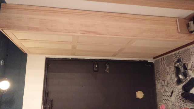 원목싱크대와 원목신발장