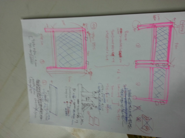 각재로 만든 파티션
