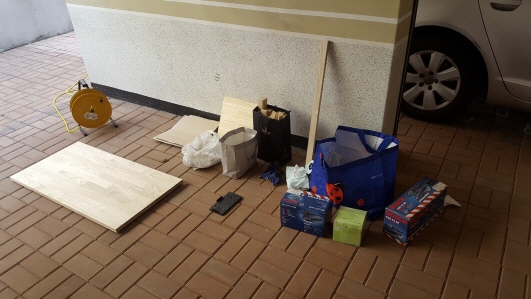 신혼가구 1탄! 물푸레나무로 만든 소파 테이블