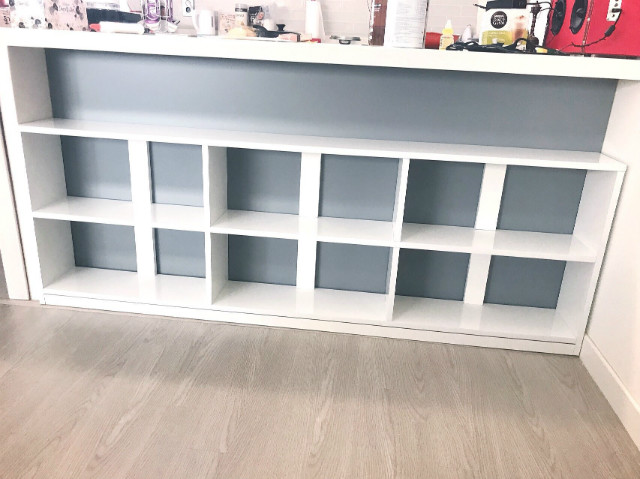 처음으로 만들어본 UV화이트 책장