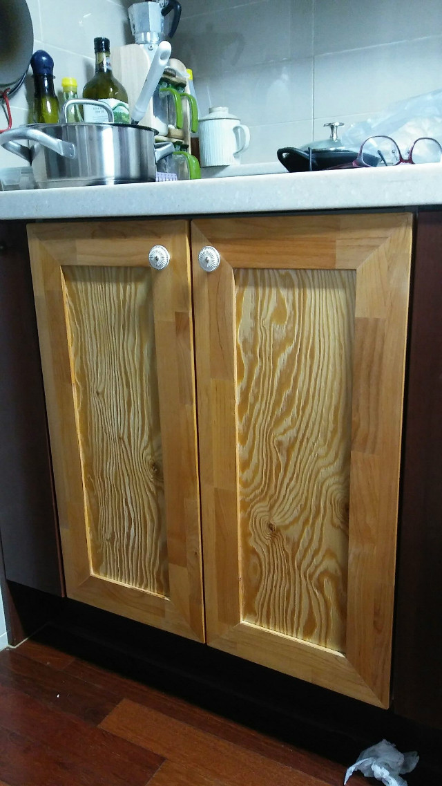 싱크대 문짝 달기