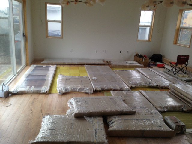 멀바우 상판을 얹은 싱크대 제작기 in 제주