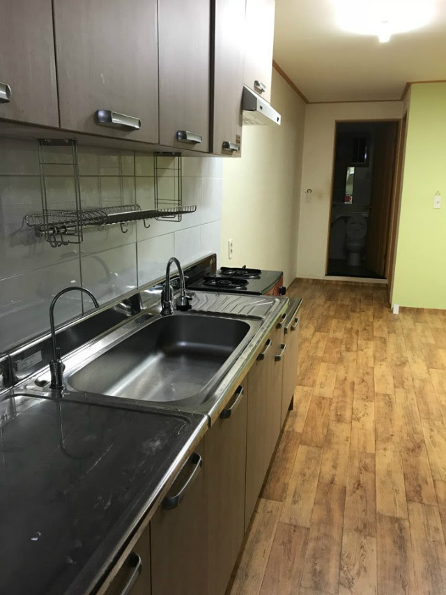 자작나무)싱크대 상판 교체