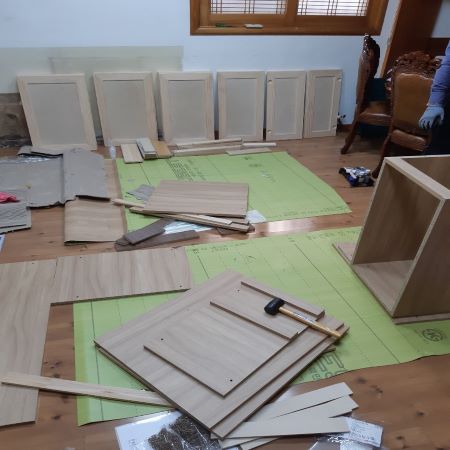 하부장 싱크대 완성