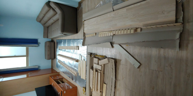 에쉬로 만든 침대