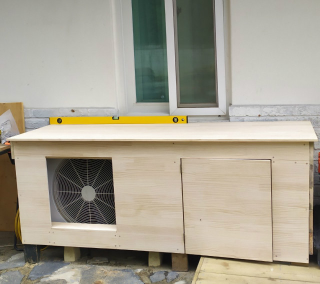 소나무(칠레산)12mm 에어컨 박스 및 수납장