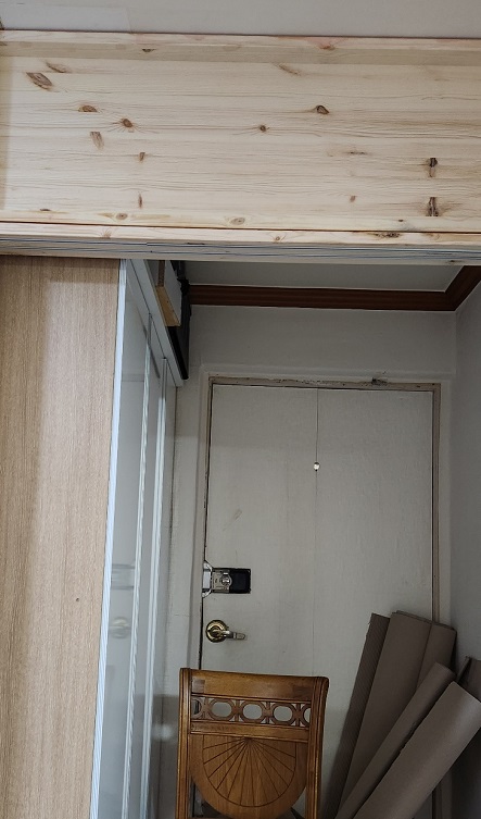 미닫이 중문 설치