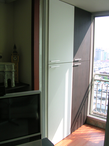 베란다 붙박이장