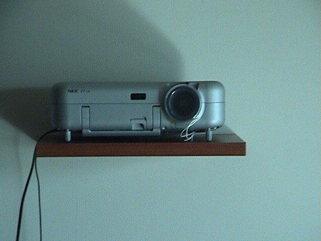 프로젝터용 요술선반 설치