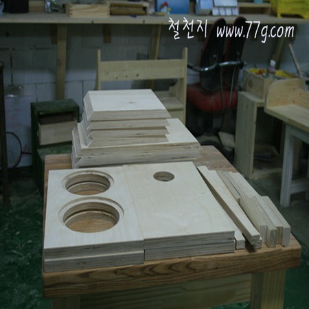 자작스피커 조립