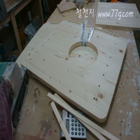 고양이 화장실 겸용 베이직 수납의자