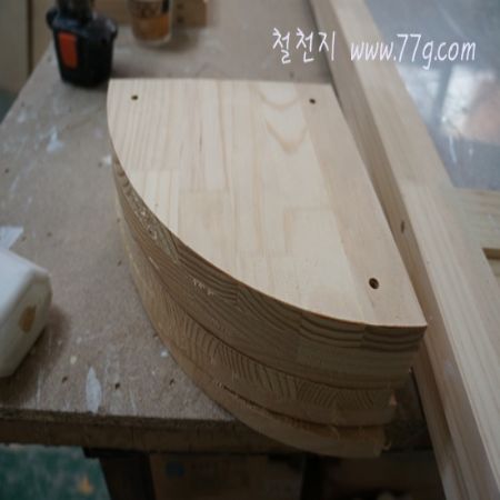 미니코너선반 만드는 과정 무두볼트와 번데기를 이용한