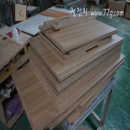 원목 격자문을 이용한 붙박이장 제작과정