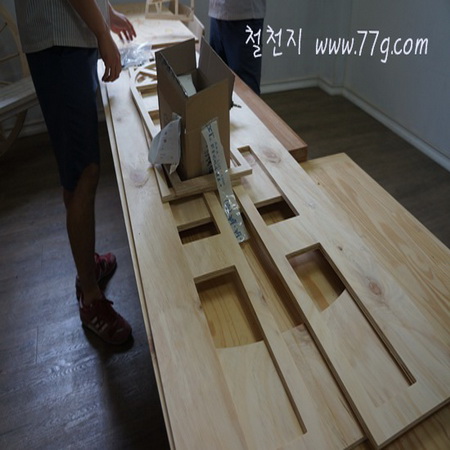 프로방스풍 에어컨 파티션 입니다.