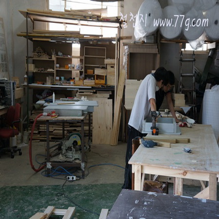 스마트침대 원목 미끄럼틀 제작