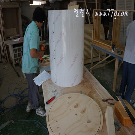 투명 과자통 투명원통 제작기