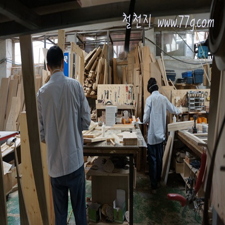 원목 미끄럼틀 침대 개발