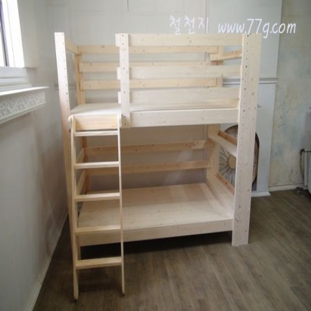 책장형 이층침대 사이드 스텝 적용 사례