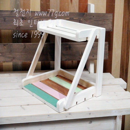 2단 미니선반 만들기 1~2 시간 작업 망치질