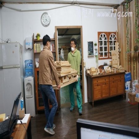 삼나무로 만든 사이드 스마트 2층 침대