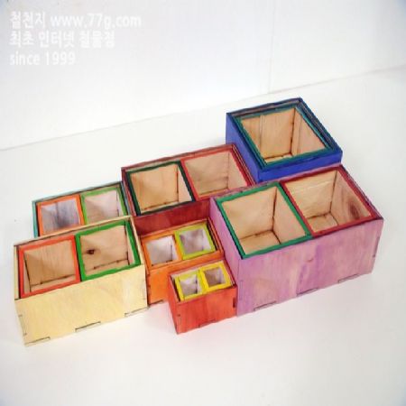 너무많아 당황 하셨죠? 선물용 나무 요술 박스 만들기..