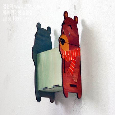 벽에 부착하는 동물 시리즈 곰박스 만들기