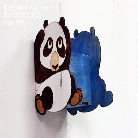 벽에부착하는 동물 시리즈 팬더 박스 만들기