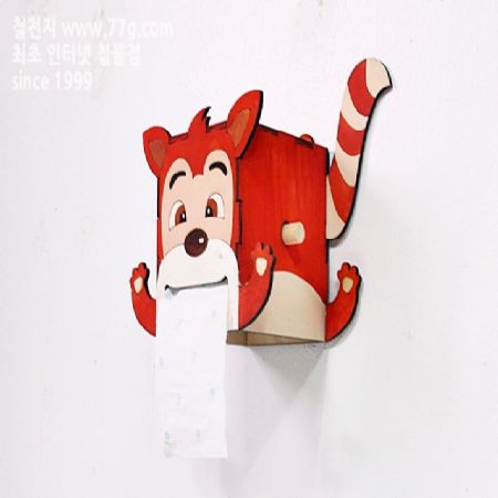 벽걸이 동물시리즈  너구리 휴지 걸이 만들기