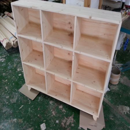 모던 심플 수납장(스프러스) (1330*1169*300)(조립 완제품)(1개)