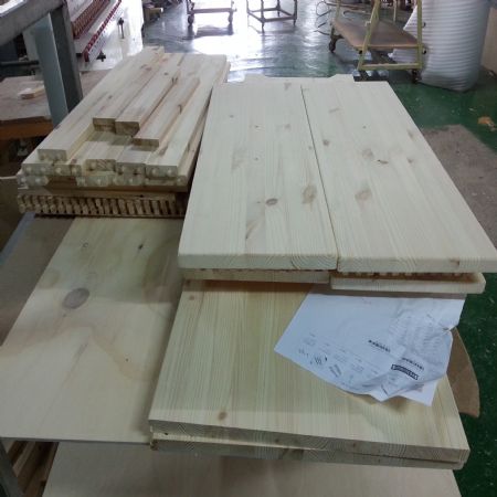 미첼 서랍장 집성원목 4단(서랍4개) 18mm(홍송) (700*1156*400)(1개)