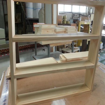 건강 짜임 양념병 수납함 (소나무) (500*1110*150)(1개)