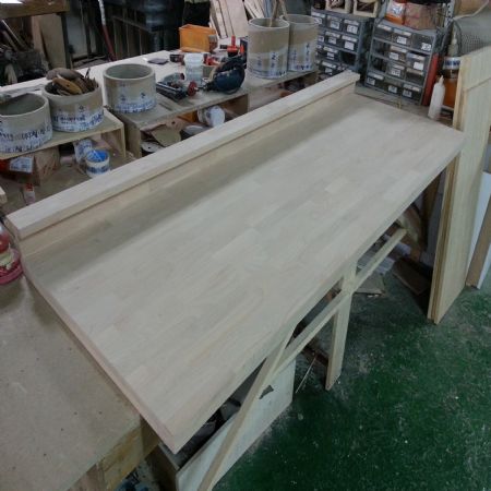 원목(특수목) 싱크대상판 36mm(뒷턱포함,싱크볼 별매)(오리나무) (1000*36*620)(샌딩작업)(1개)