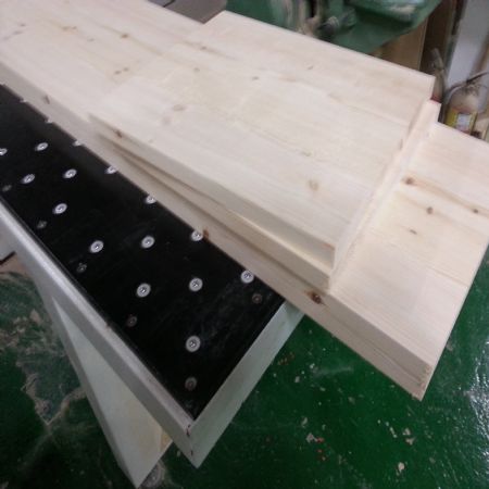 원목 건강 짜임 ㅁ 테이블 24mm (홍송) (1200*400*330)(샌딩작업)(1개)