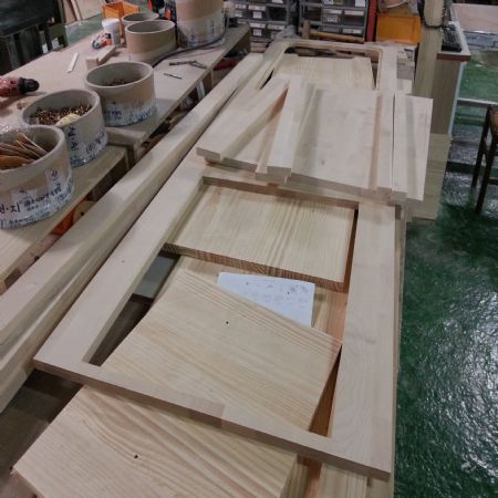 원목(특수목) 싱크대상판 36mm(뒷턱포함,싱크볼 별매)(자작나무) (2400*36*600)(1개)