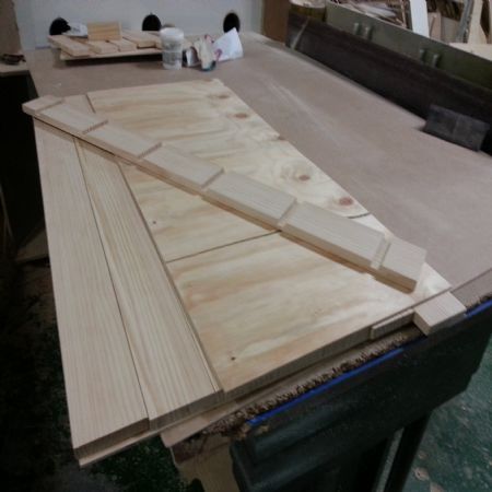 유리컵 주방선반 사이간격 182mm 깊이 100mm 집성원목 18mm (1100*1150*100)