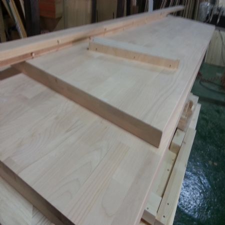 싱크대 ( 상부장4388 mm * 800 mm * 310 mm 하부장3468 mm * 700 mm * 570 mm)(물푸레문짝)(0 mm)(내부장 백색)