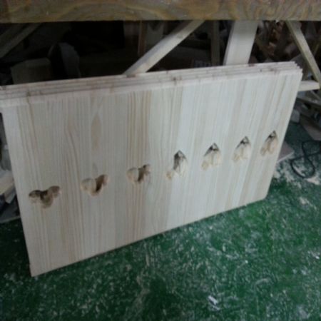 스마트 벙커 침대 (왼쪽)(소나무) (2300*2017*1400)(샌딩작업)(1개)