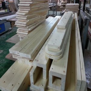 스마트 벙커 침대 (오른쪽)(스프러스) (2200*2017*1200)(도색 완제품)(바니쉬 반광)(1개)