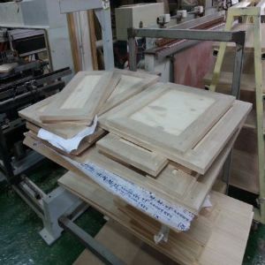 싱크대 문짝 (2650 mm * 765 mm + 2990 mm * 667 mm)(물푸레문짝)(96 mm)