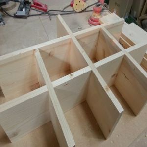 스프러스(북미산) Solid 1200X2400X18mm 격자가공