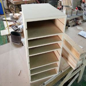 자유높이 조절 보관함 MDF 15mm(MDF) (320*500*400)(샌딩 조립)(1개)