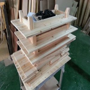 모던 심플 수납장(삼나무) (1040*810*550)(3개)