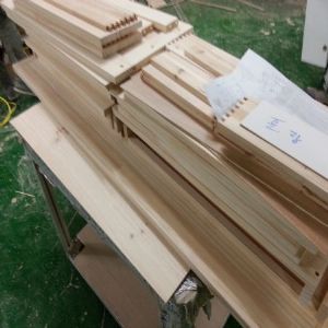 시즈닝 특대형 아일랜드 식탁 24mm(소나무) (1400*900*550)(샌딩)(1개)