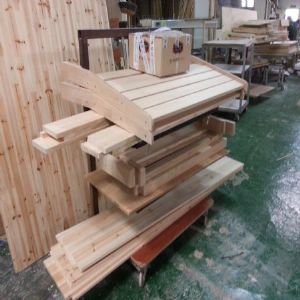 앨프러스 침대 (슈퍼싱글)(소나무) (2135*400*1205)(샌딩)(2개)