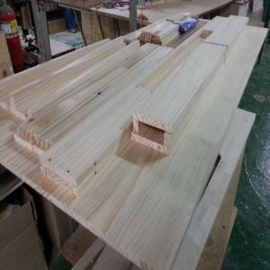 천연 원목 건강 양쪽서랍 식탁(집성목)(소나무) (1800*700*800)()(1개)