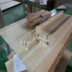 천연 원목 건강 양쪽서랍 식탁(집성목)(소나무) (1050*300*700)(1개)