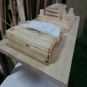 제니스 이동식 서랍장 3단(소나무) (400*663*450)(샌딩)(1개)