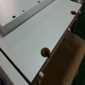 UV 고광택 벽붙이 백색 수납장(코팅) (1000*300*300)(1개)