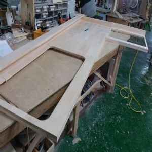 싱크대상판 원목(특수목) 36mm(뒷턱포함,싱크볼 별매)(자작나무) (2180*36*600)(샌딩)(1개)